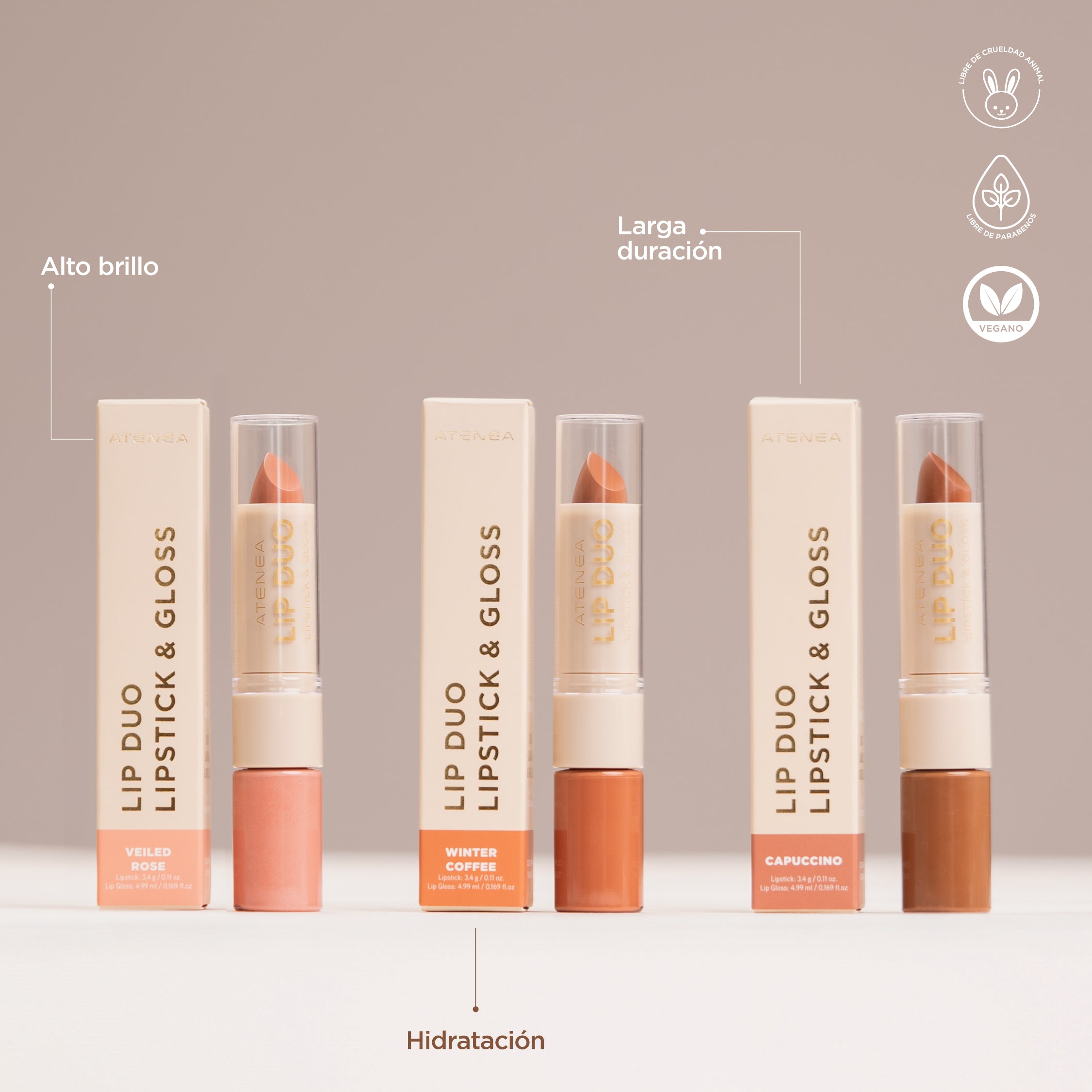 LIP DUO LIPSTICK AND GLOSS COLLECTION