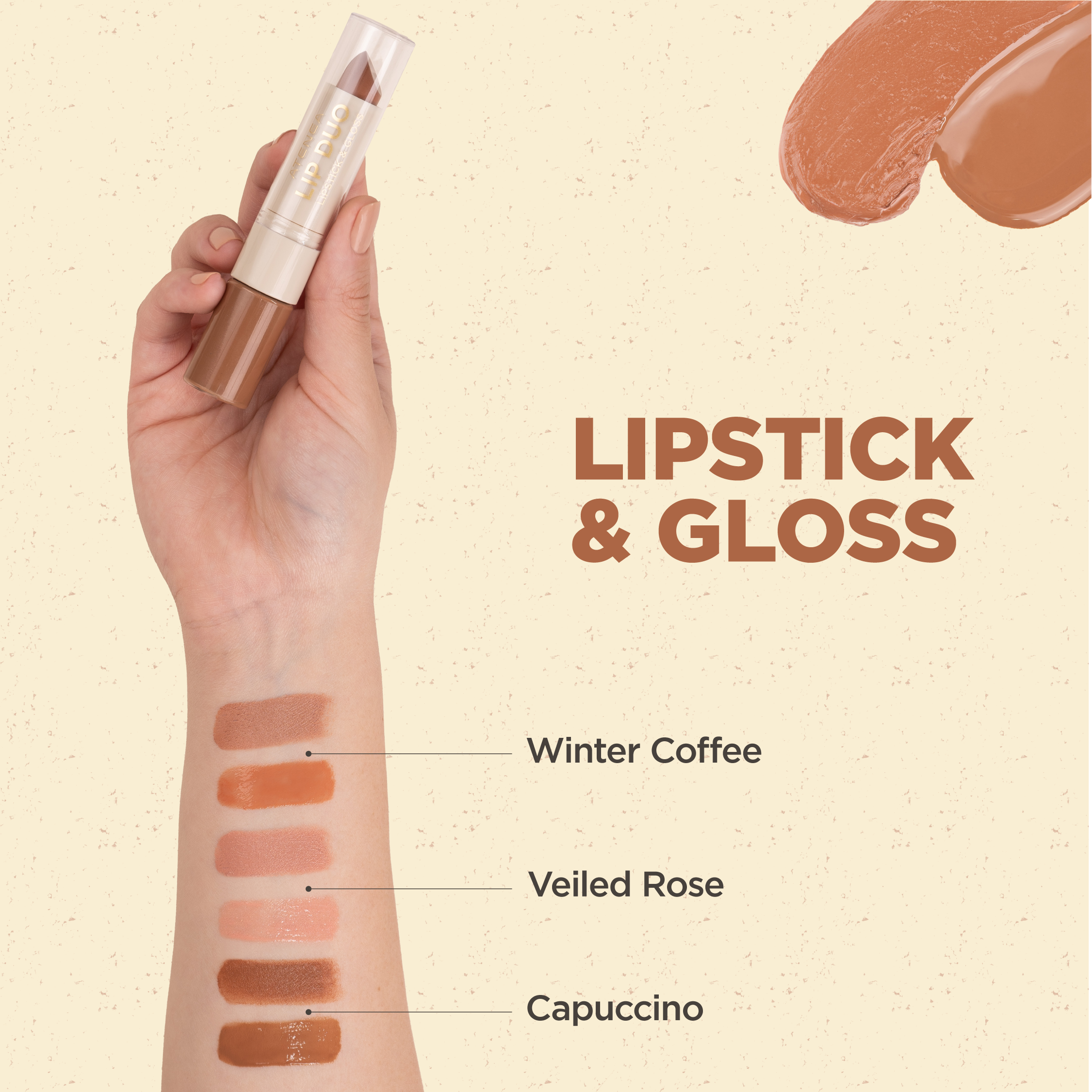 LIP DUO LIPSTICK AND GLOSS COLLECTION