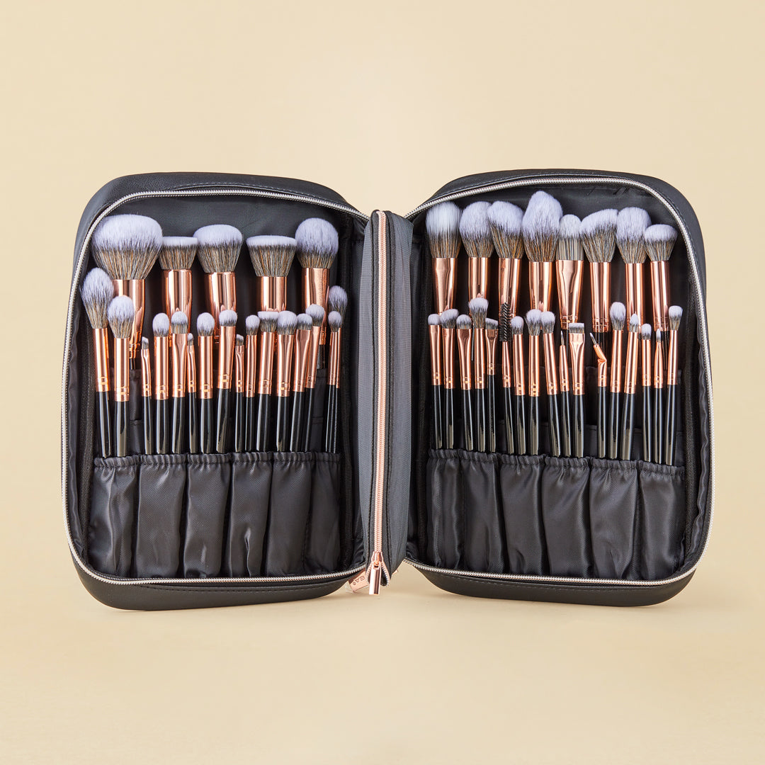 KIT DE BROCHAS DE MAQUILLAJE FLAWLESS X46 PCS