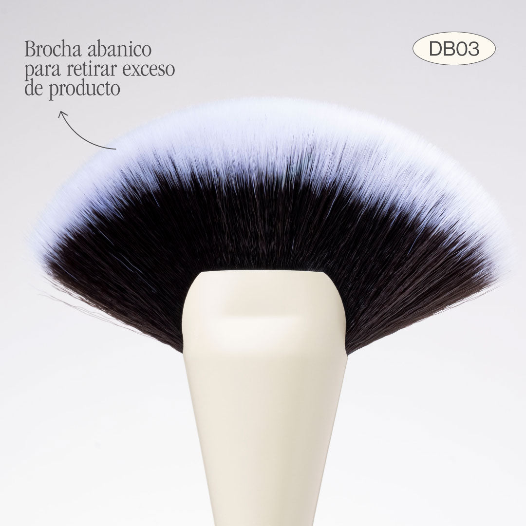 DUO CONTOUR AND FAN BRUSH