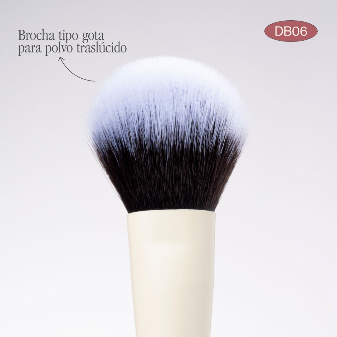 BROCHA DUO ILUMINADOR Y POLVO SUELTO