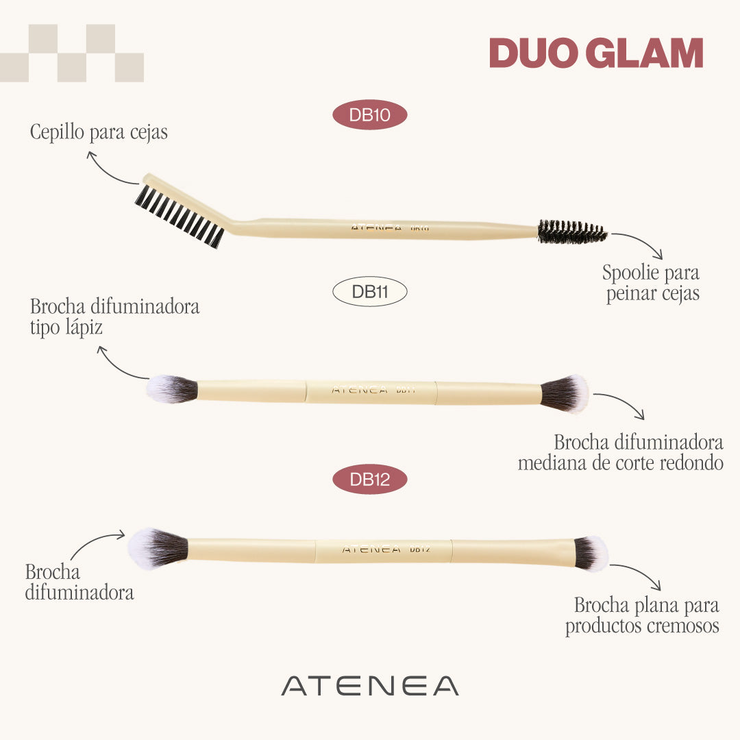 DUO ROUND BLENDING BRUSH AND PENCIL
