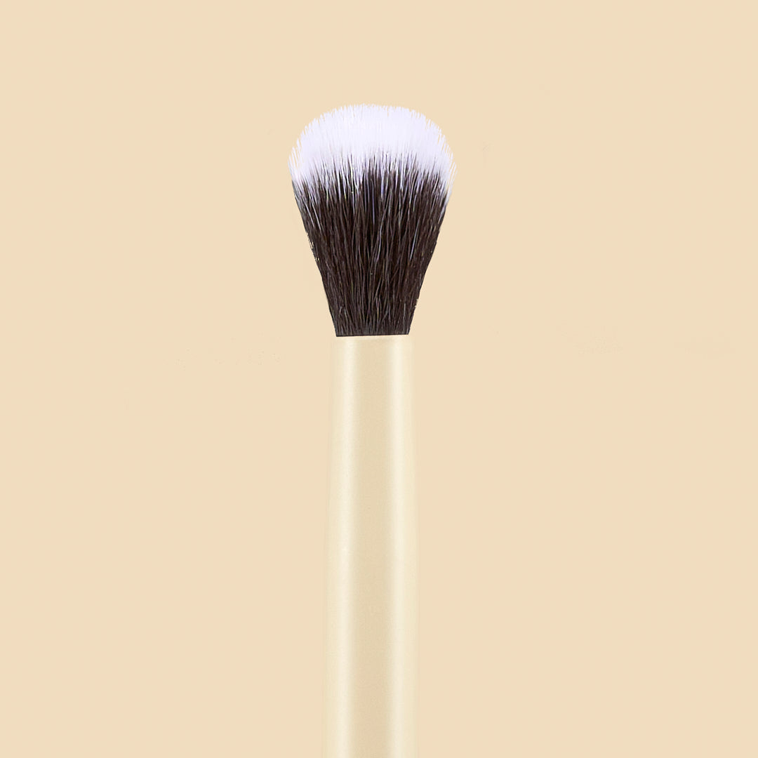 BROCHA DUO PLANA CREMA Y DIFUMINADORA
