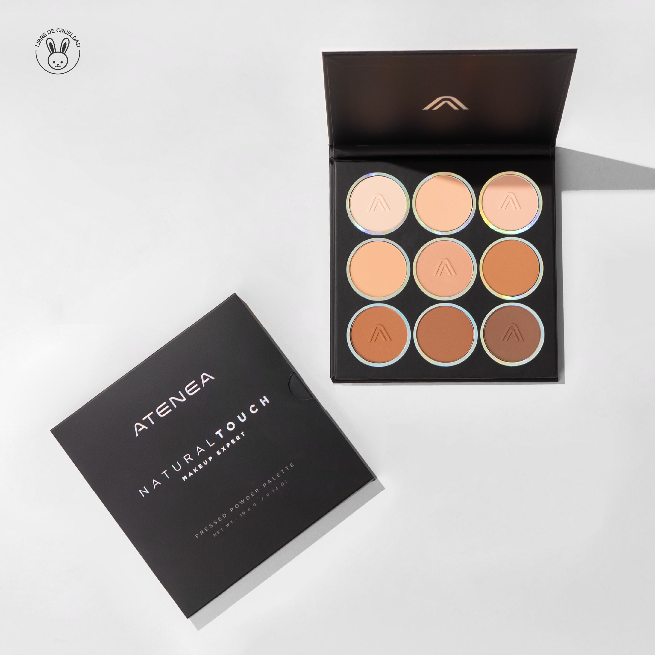 PALETA DE POLVOS COMPACTOS NATURAL TOUCH