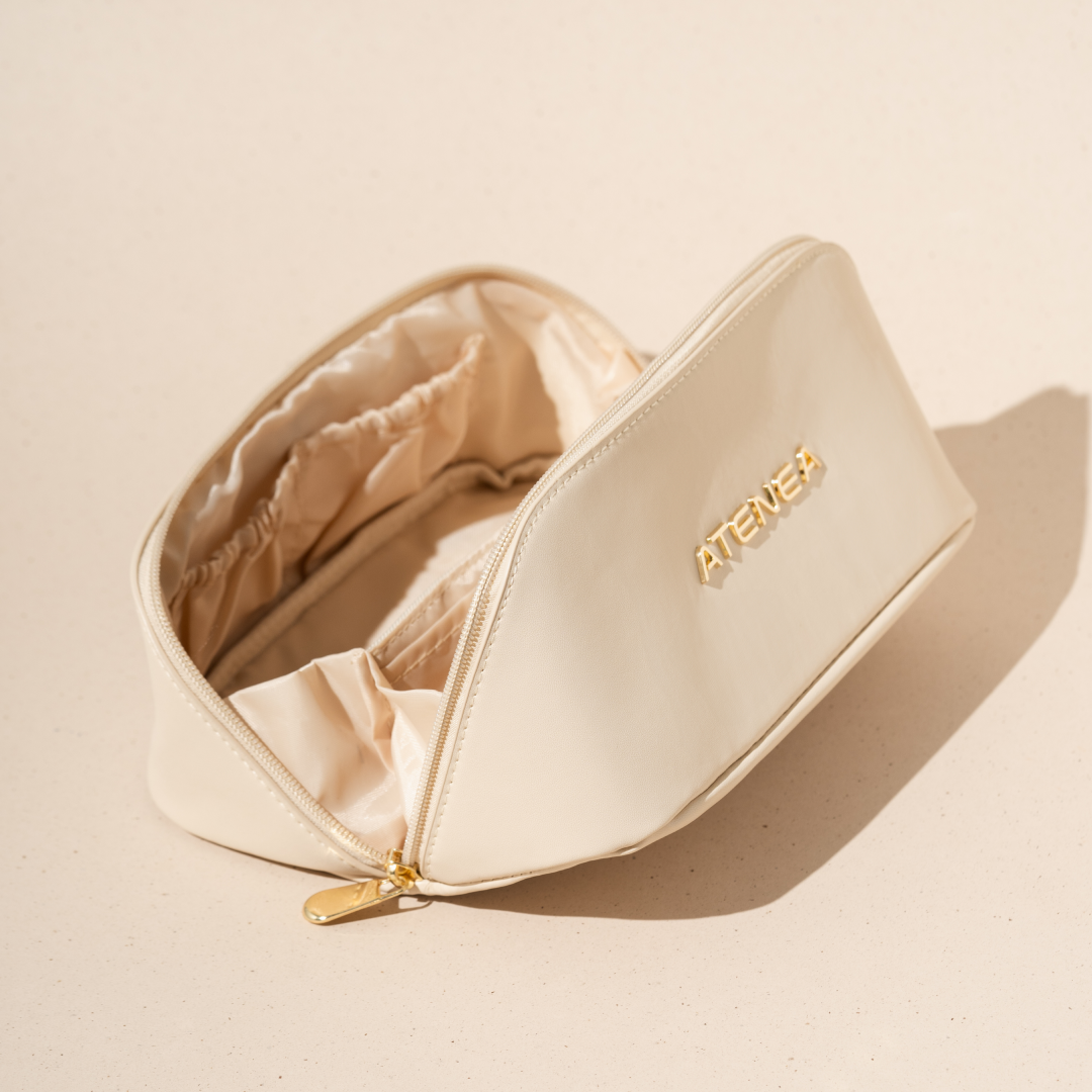 TRIANGULAR COSMETIC BAG