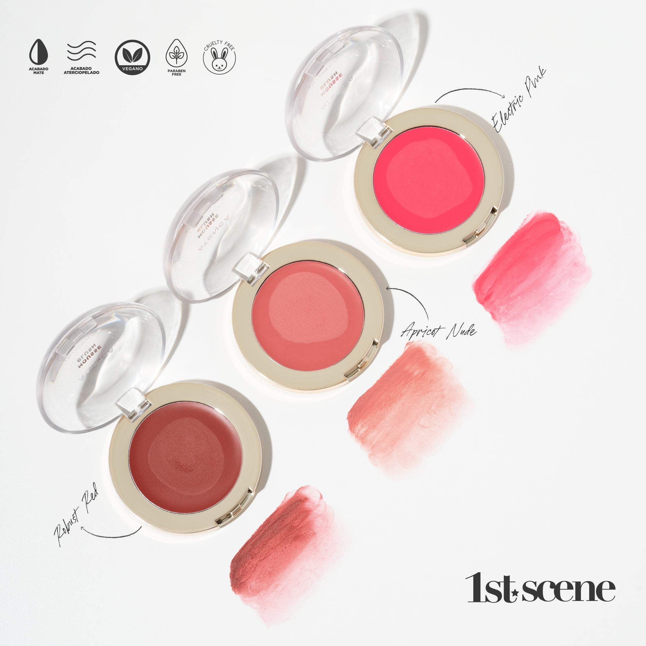 1ST SCENE MOUSSE BLUSHES