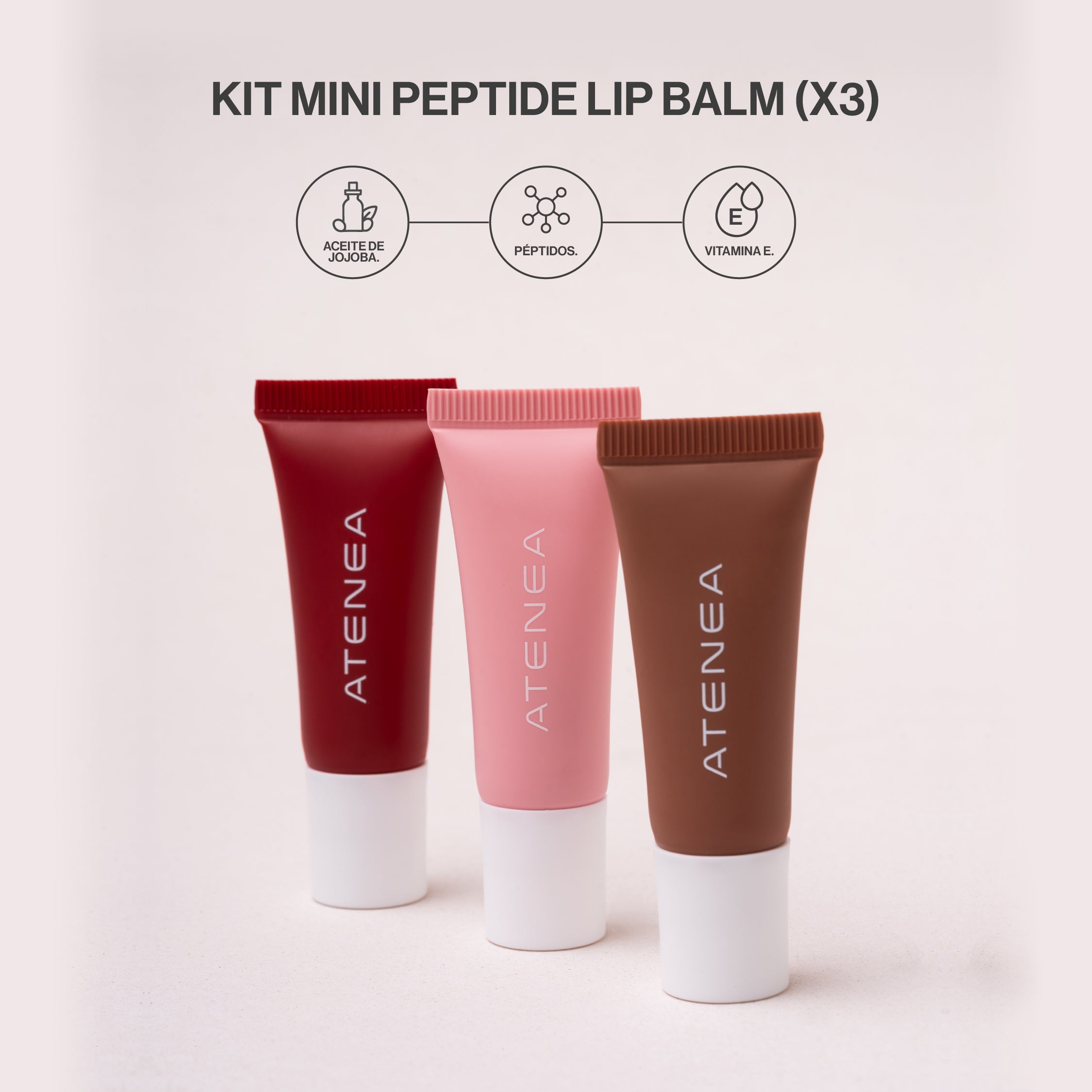 MINI PEPTIDE LIP BALM X3