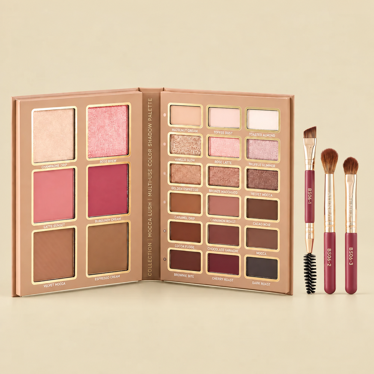 Mocca Lush + Kit de Mini Brochas