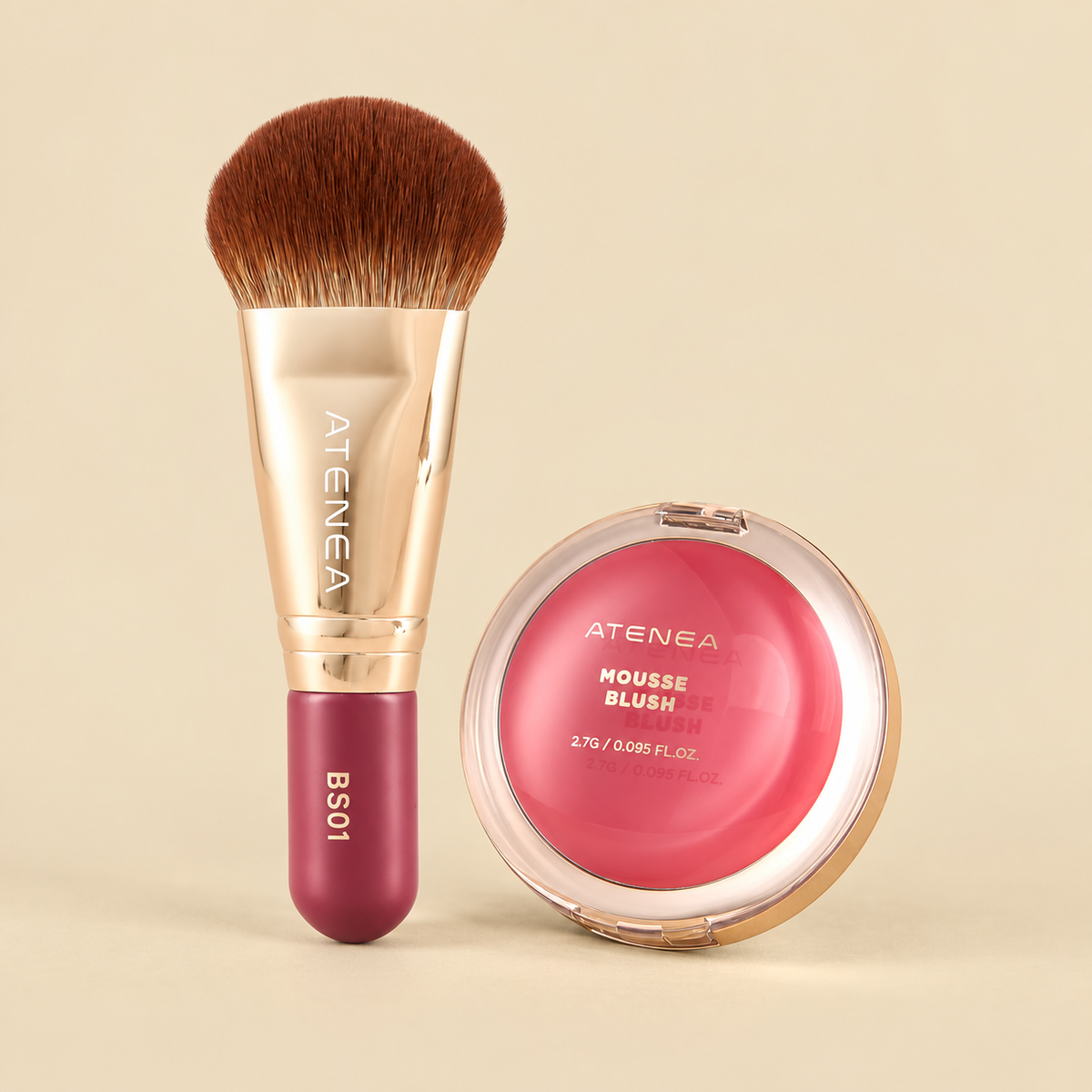 Rubor Mousse + Mini Brocha