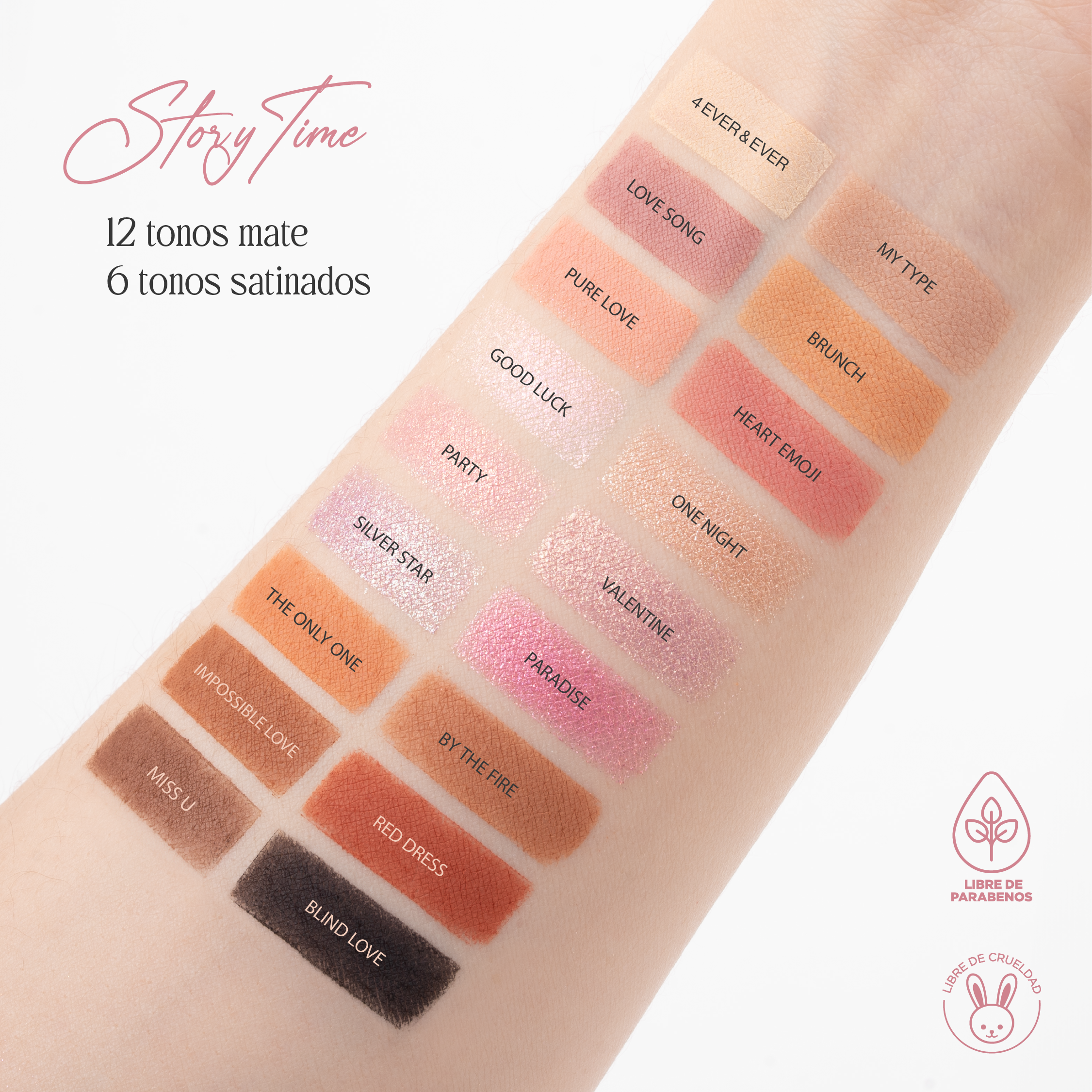 PALETA DE SOMBRAS STORYTIME