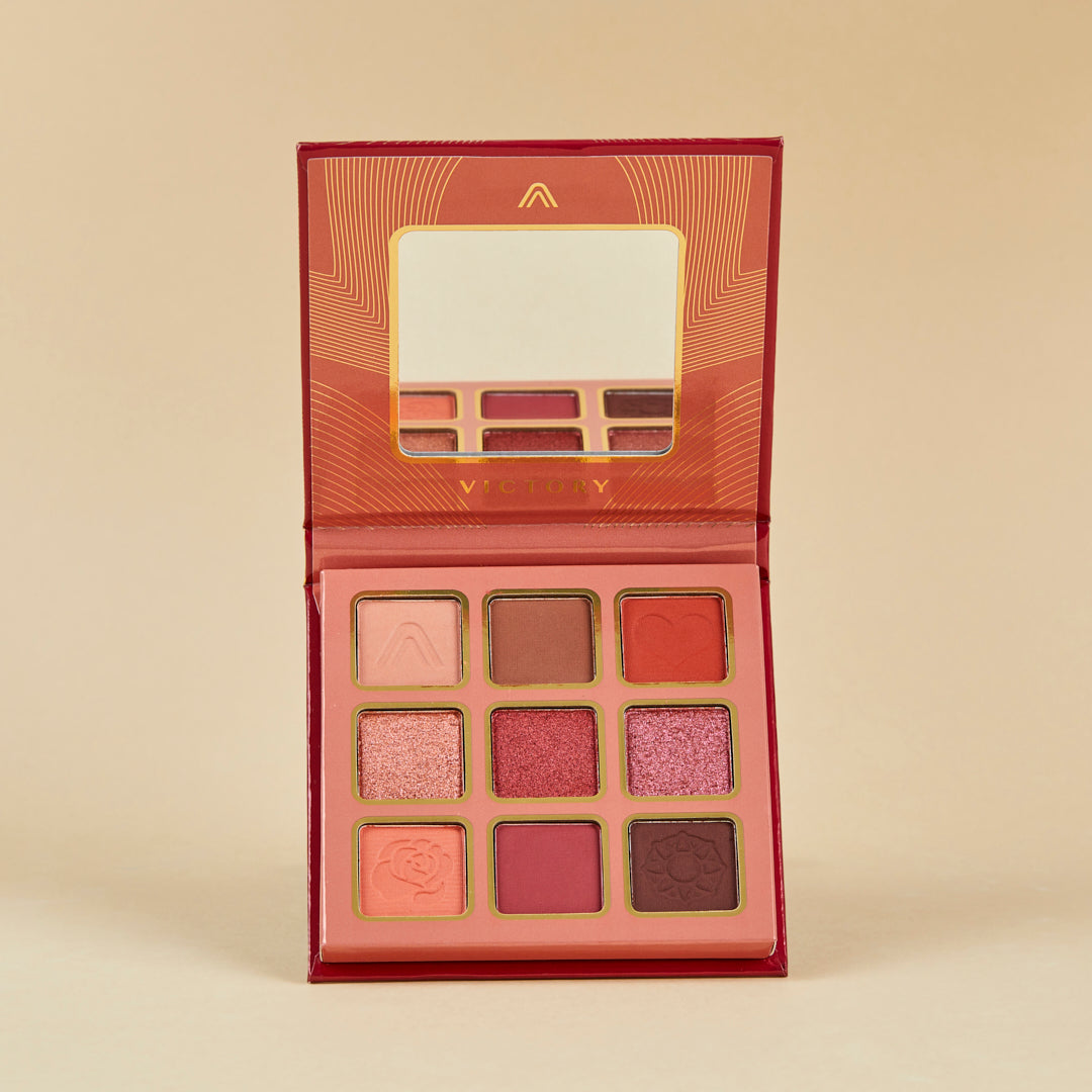 PALETA DE SOMBRAS 9 TONOS VICTORY