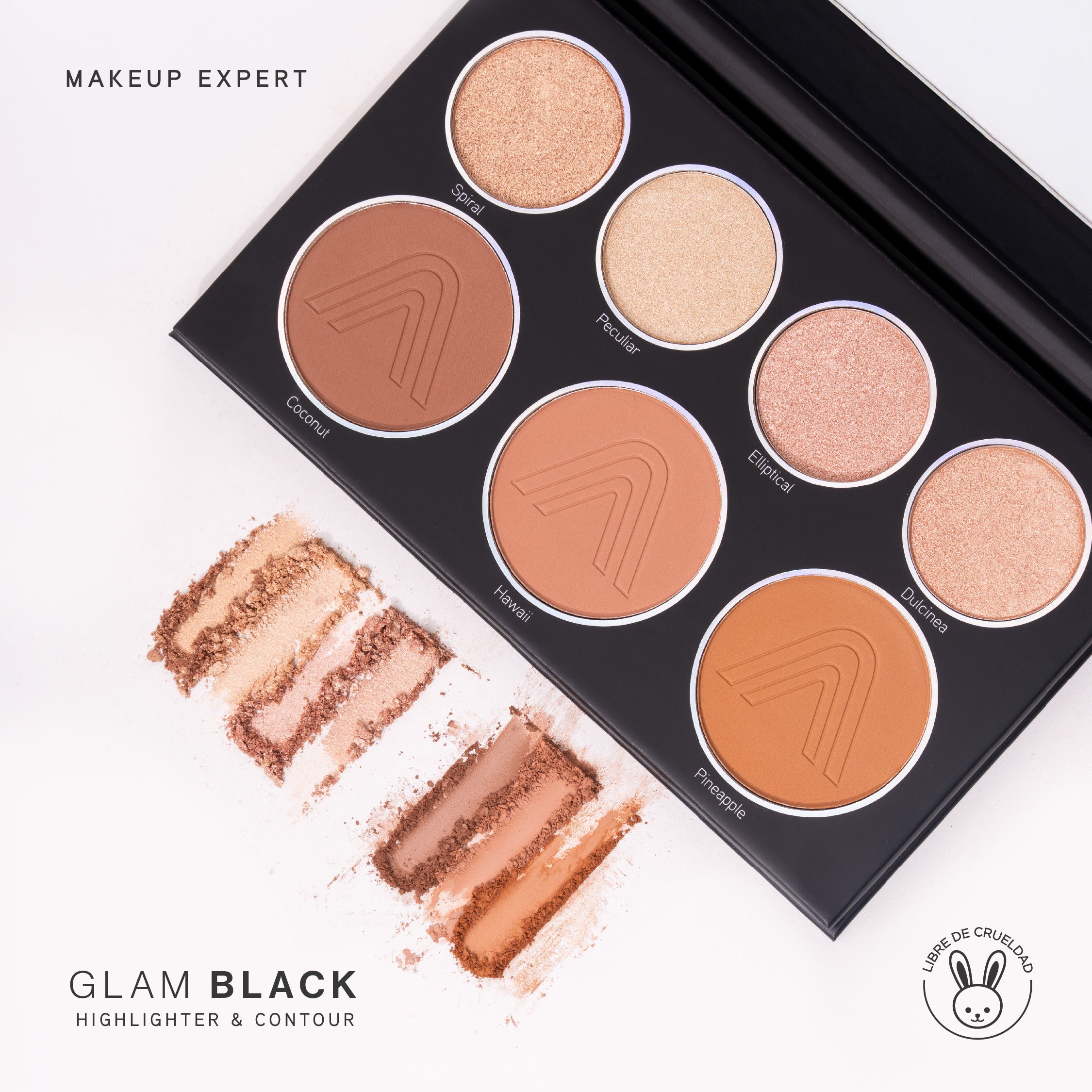 GLAMBLACK CONTOUR AND ILLUMINATOR PALETTE