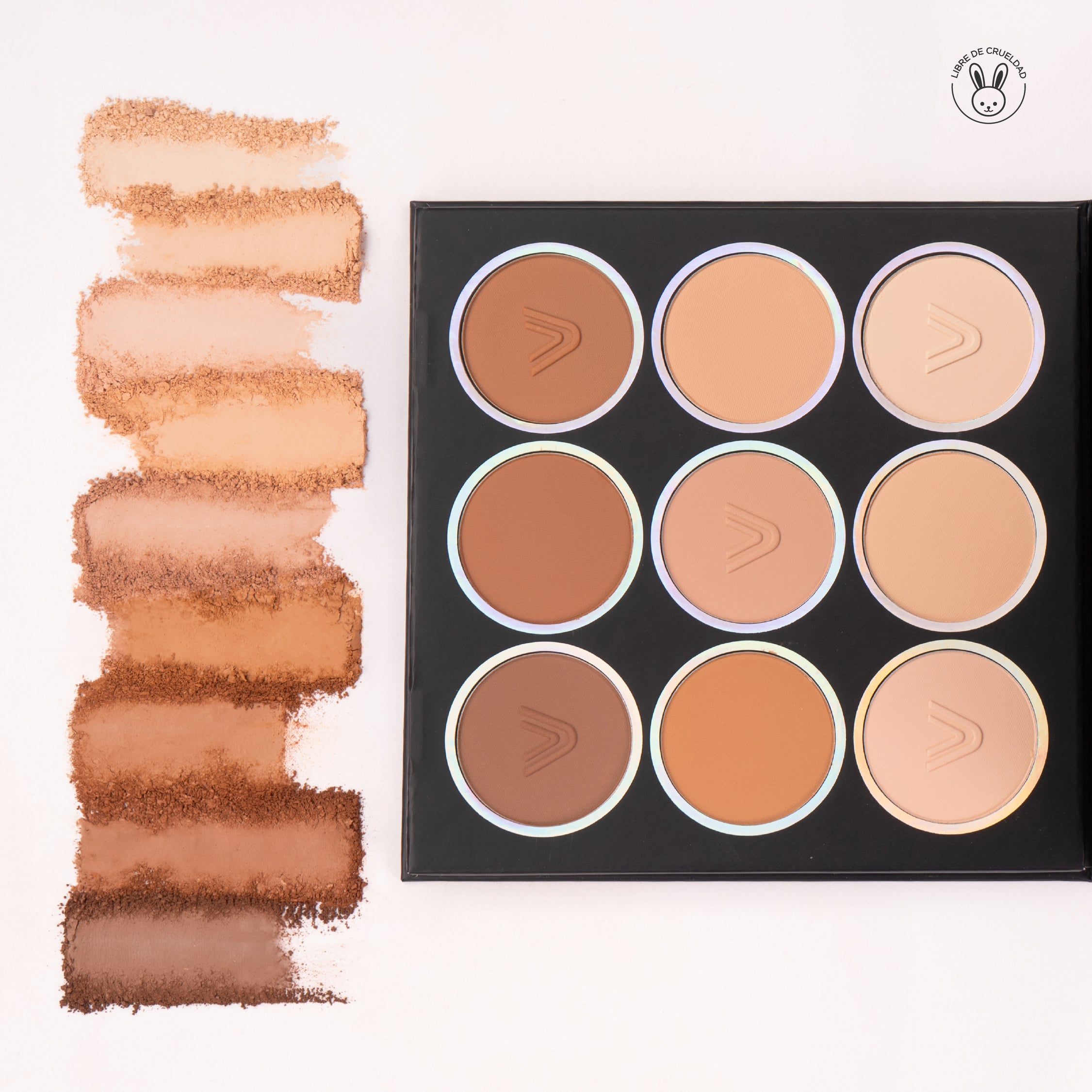 PALETA DE POLVOS COMPACTOS NATURAL TOUCH