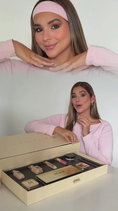 ¿Qué tal nos quedó? 🍒💖💋🌞🍉 Full maquillaje desde cero con la línea 1st Scene y probando los nuev